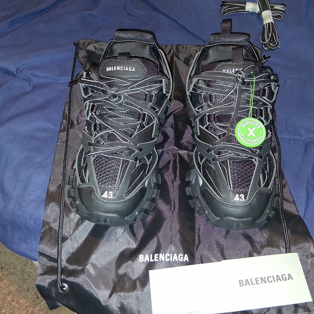 Balenciaga Black Track Sneakers